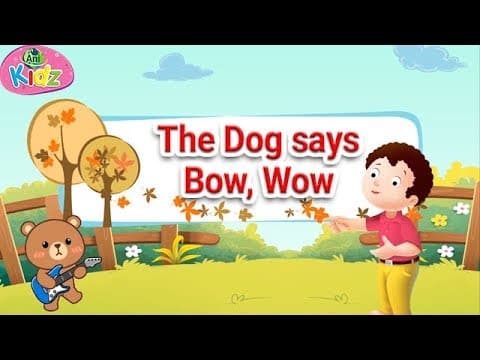 Thumbnail for The Dog says Bow, Wow || NURSERY RHYME || by Anikidz