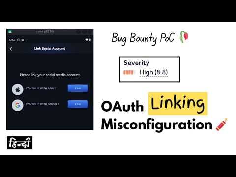 Thumbnail for Millions of Users Could Log Into the Wrong Account (OAuth Bug) by Bug Shikari