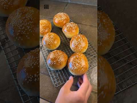 Thumbnail for Burger Buns: Simple 1 Hour Recipe by Backyahd BBQ
