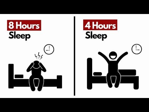 Thumbnail for How to Sleep LESS hours and wake up FRESH (psychology explains) by KnowSense
