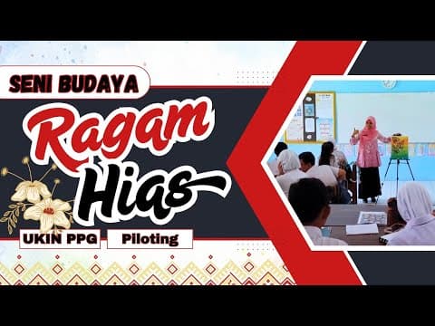 Thumbnail for VIDEO UKIN SENI BUDAYA (RUPA) PPG PILOTING 3 | Menciptakan Ragam Hias Flora by Bu Rina