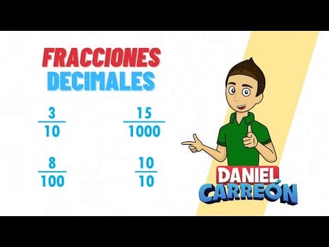 Thumbnail for FRACCIONES DECIMALES Super facil - Para principiantes. by Daniel Carreón