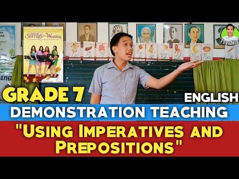 Thumbnail for Grade 7 Demonstration Teaching (English): Pseudo Demonstration Teaching #11 by Tser Niel