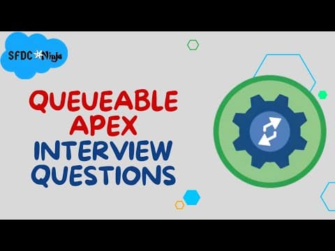 Thumbnail for Salesforce Queueable Apex Interview Questions by SFDC Ninja