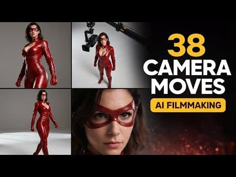 Thumbnail for ALL Camera Movement Prompts in AI Filmmaking (38 Cinematic Moves) by Dom the AI Tutor | Tech Tutor Zones