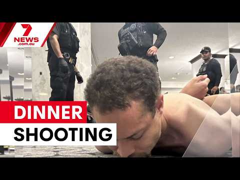 Thumbnail for Gunman opens fire at a White House correspondent's dinner | 7NEWS by 7NEWS Australia