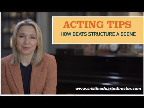 Thumbnail for @theactorsdirector"How Beats Structure a Scene" w/Cristina Duarte by The Actors Director
