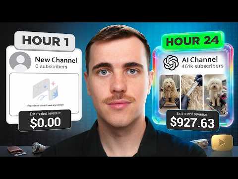 Thumbnail for I BLEW UP a YouTube Channel in 24 Hours with AI by Jack Craig