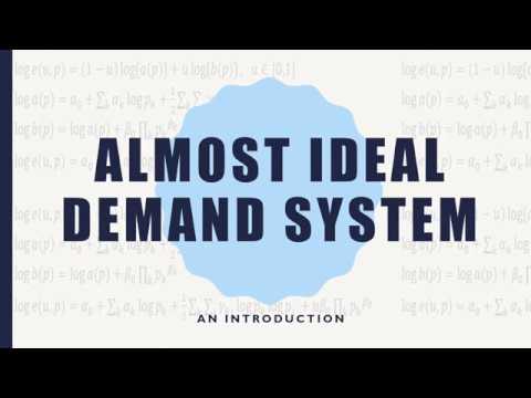 Thumbnail for Almost Ideal Demand System (AIDS): An Introduction by EconJohn