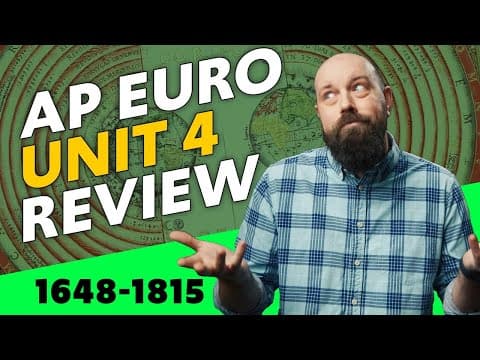 Thumbnail for AP Euro UNIT 4 REVEW (Everything You NEED to Know!) by Heimler's History