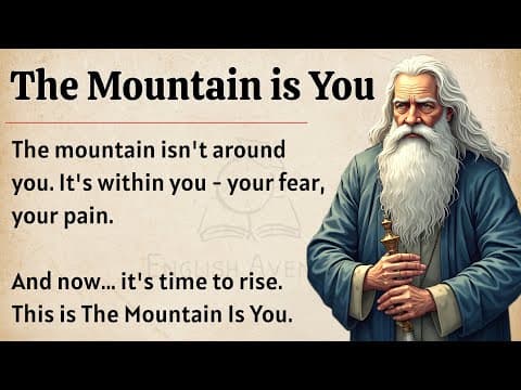 Thumbnail for The Mountain Is You || Learn English Through Book Summary 📖 || Improve Your English Skills ✅ by English Avenue