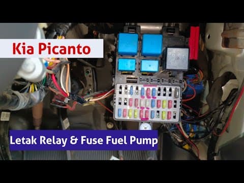 Thumbnail for Letak Fuse & Relay Fuel Pump Kia Picanto @navrychannel210 by navry channel