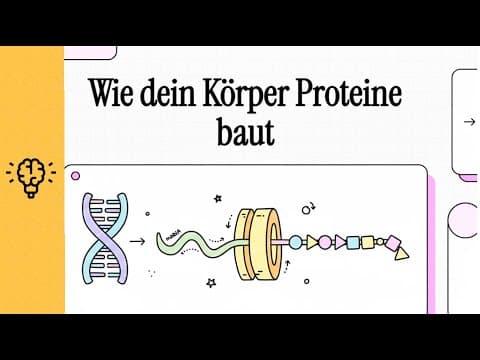 Thumbnail for Proteinbiosynthese | EINFACH ERKLÄRT by StudioEinfach - Wissen, das Klick macht!
