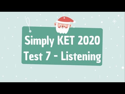 Thumbnail for SIMPLY A2 | LISTENING | TEST 7 by Trung tâm Ngoại ngữ Trí Việt
