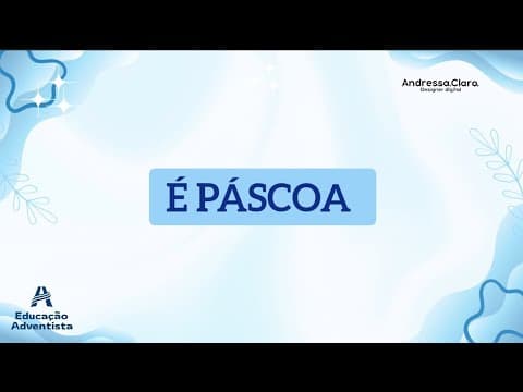 Thumbnail for É páscoa - Cantada com letra by Andressa Claro