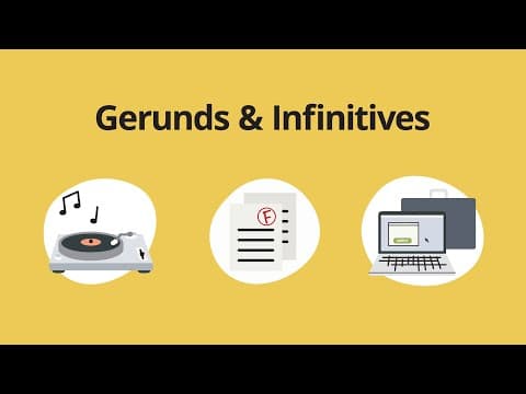 Thumbnail for Gerunds & Infinitives – English Grammar Lessons by Ellii (formerly ESL Library)