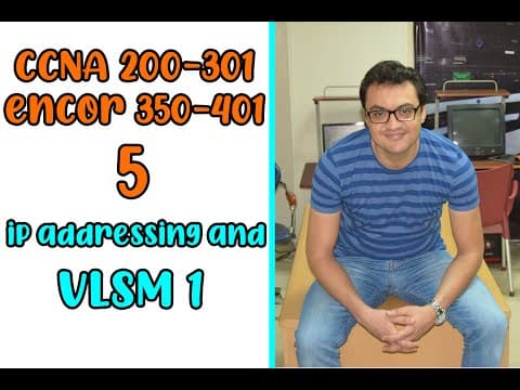 Thumbnail for CCNA 200-301 and Encor..IP addressing and VLSM 1..Ahmed Nazmy 5 by Ahmed Nazmy
