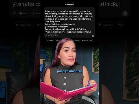 Thumbnail for Haz que tu tesis no suene a robot usando este prompt 🔥 by Mayra Badajoz