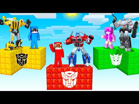 Thumbnail for Atrapados en ISLAS de TRANSFORMERS en Minecraft! by Dagar