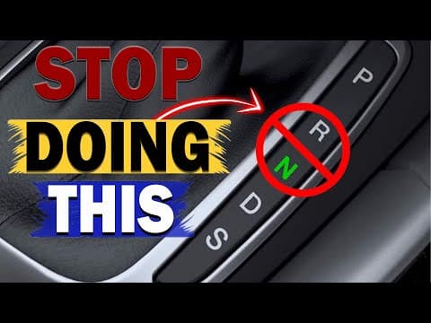 Thumbnail for Things You Should Never Do In An Automatic Car (Big Mistake) by Car Care Clues