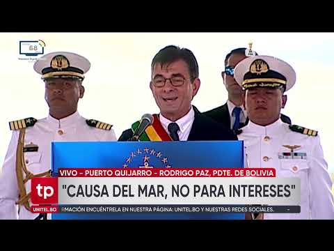 Thumbnail for Discurso de Rodrigo Paz por el Día del Mar: “No recordamos para quedarnos en el pasado by Unitel Bolivia