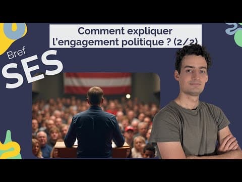 Thumbnail for Comment expliquer l'engagement politique? (2/2) | Terminale SES (Bac 2025) by BrefSES