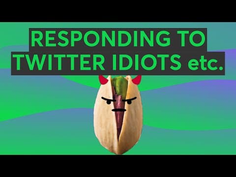 Thumbnail for TWITTER IDIOTS + more Greg💚 by Angry Pistachio