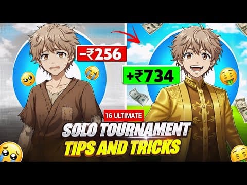 Thumbnail for 🔥 FREE FIRE SOLO TOURNAMENT – 16 SECRET PRO TIPS 🤫 (CLUTCH EVERY MATCH!) by Killit FF