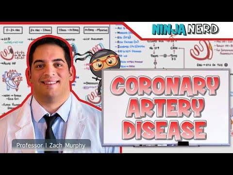 Thumbnail for Coronary Artery Disease | Clinical Medicine by Ninja Nerd