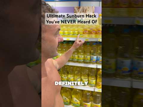 Thumbnail for the Ultimate SUNBURN Hack (Use This Oil) by David Maus Jr