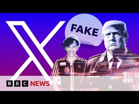Thumbnail for US election: How X users could be earning thousands from misinformation and AI images | BBC News by BBC News