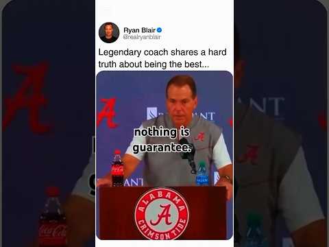Thumbnail for NICK SABAN - MOTIVATIONAL SPEECH by Lucrative Key