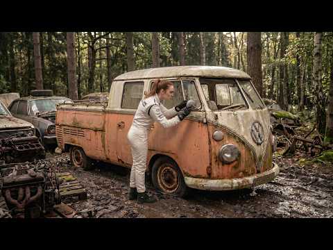 Thumbnail for ASMR Car Restoration | 1969 Volkswagen Double Cab Pickup | Full Rebuild to Showroom Perfect 4K by WakwaowHub