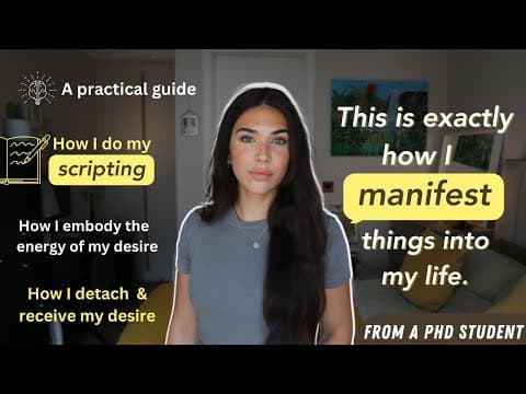 Thumbnail for Exactly How I Script & Manifest my Desires | Practical Techniques for Manifesting Your Desires by Devi Sietaram