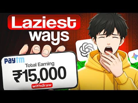 Thumbnail for 5 Laziest ways to Make ₹15,000 as a Student With AI | PRISH by PRISH