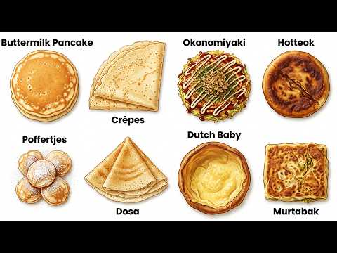 Thumbnail for Every Pancake Explained by FooDiscover