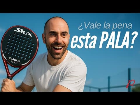 Thumbnail for Esta pala de padel es MUY BUENA para..... | SIUX DIABLO ELITE 4 2025 by Padel Review