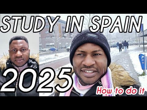 Thumbnail for TUITION IS €1,920.THIS IS HOW TO STUDY IN SPAIN IN 2025.....A COMPLETE GUIDE TO DO IT by Milton Fonkwa