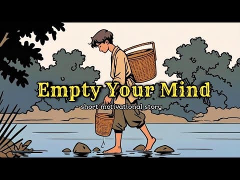 Thumbnail for Empty Your Mind - a powerful Motivational Story for your Life | Wordy Tales by The Wordy Tales
