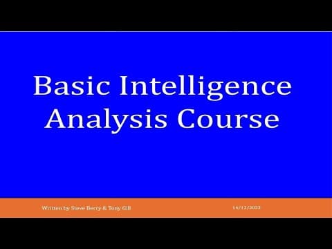 Thumbnail for 01 A Brief History of Intelligence by Steve Berry