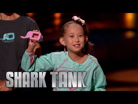 Thumbnail for Shark Tank US | 10-Year-Old Entrepreneur Wows Sharks With Her Baby Spoon Product by Sony Pictures Television