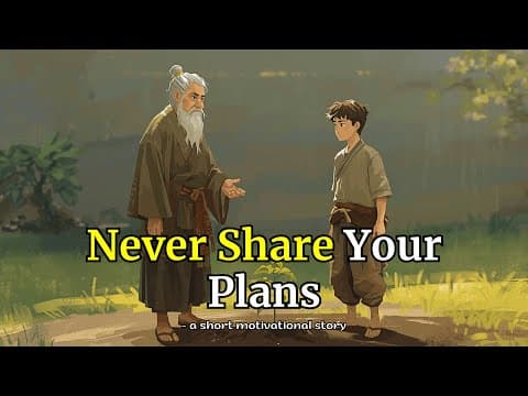 Thumbnail for Why Your Dreams Die When You Speak Them | The Power of Silence | A Life-Changing Story by Breakthrough Zone