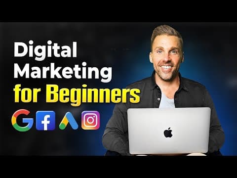 Thumbnail for Digital Marketing 101 (A Beginner’s Guide To Marketing In 2026) by Adam Erhart