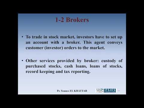 Thumbnail for Prof EL KHATTAB - The elements of stock market (2) - Financial markets microstructure by professeur elkhattab