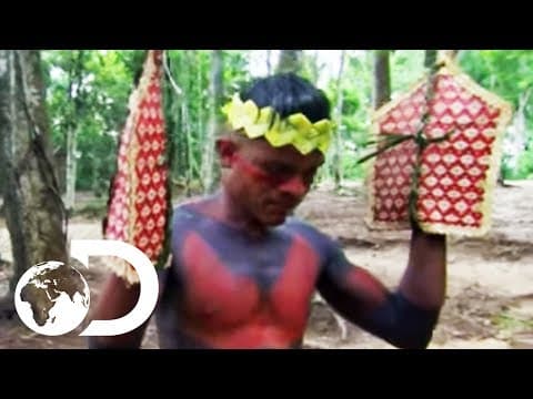 Thumbnail for The Sateré-Mawé Tribe Subject Themselves To Over 120 Bullet Ant Stings | Wildest Latin America by Discovery UK