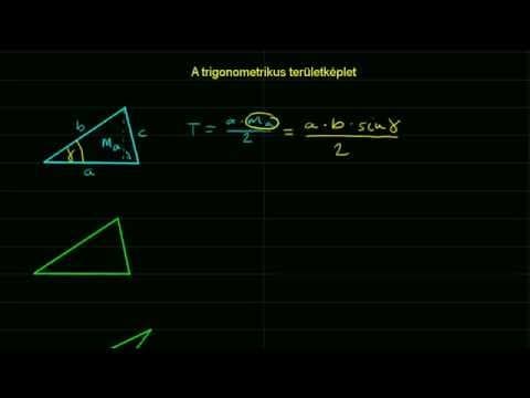 Thumbnail for Trigonometrikus területképlet by Zseni Leszek