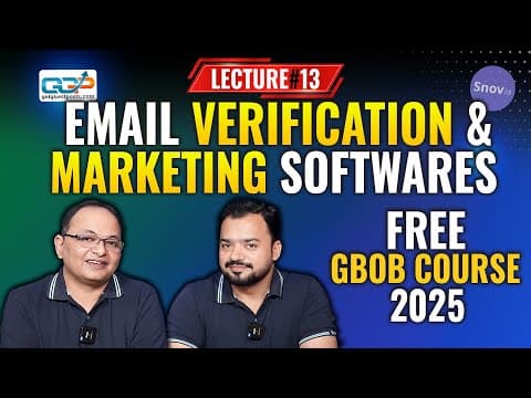 Thumbnail for Email Marketing Software | GBOB Course Lecture#13 |Guest Posting Full Course by Shahzad Ahmad Mirza by Learn With Shahzad Ahmad Mirza
