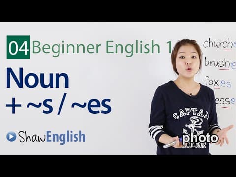 Thumbnail for English Grammar: Singular + Plural Nouns by Shaw English Online