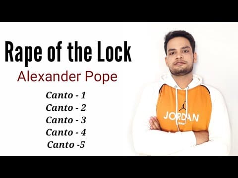Thumbnail for Rape of the lock : Alexander Pope in Hindi summary by Study Lovers Kapil Gangwani