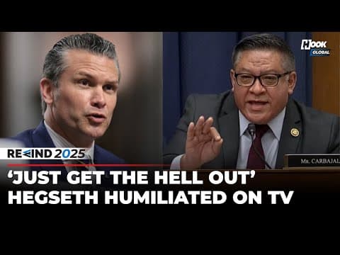 Thumbnail for ‘You Don’t Have The Balls’: Hegseth Faces Fury Of Democrats Over DoD Handling |US News |Rewind 2025 by Hook Global